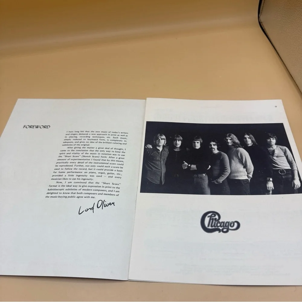 Chicago Beginnings Sheet Music Piano Vocal Guitar Vtg 1970 - Picture 5 of 8